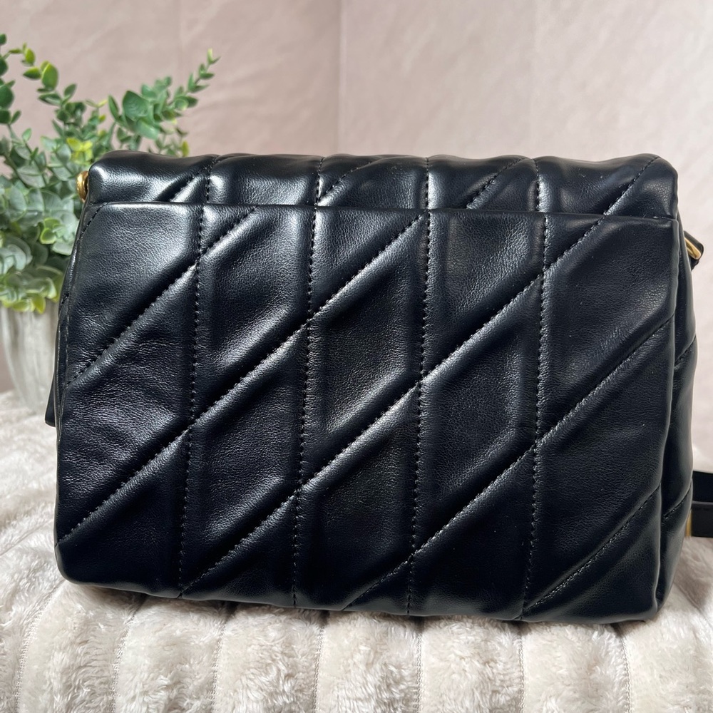 Coach Times Square Tabby Quilted Black Nappa Leather Shoulder Bag - Picture 13 of 17